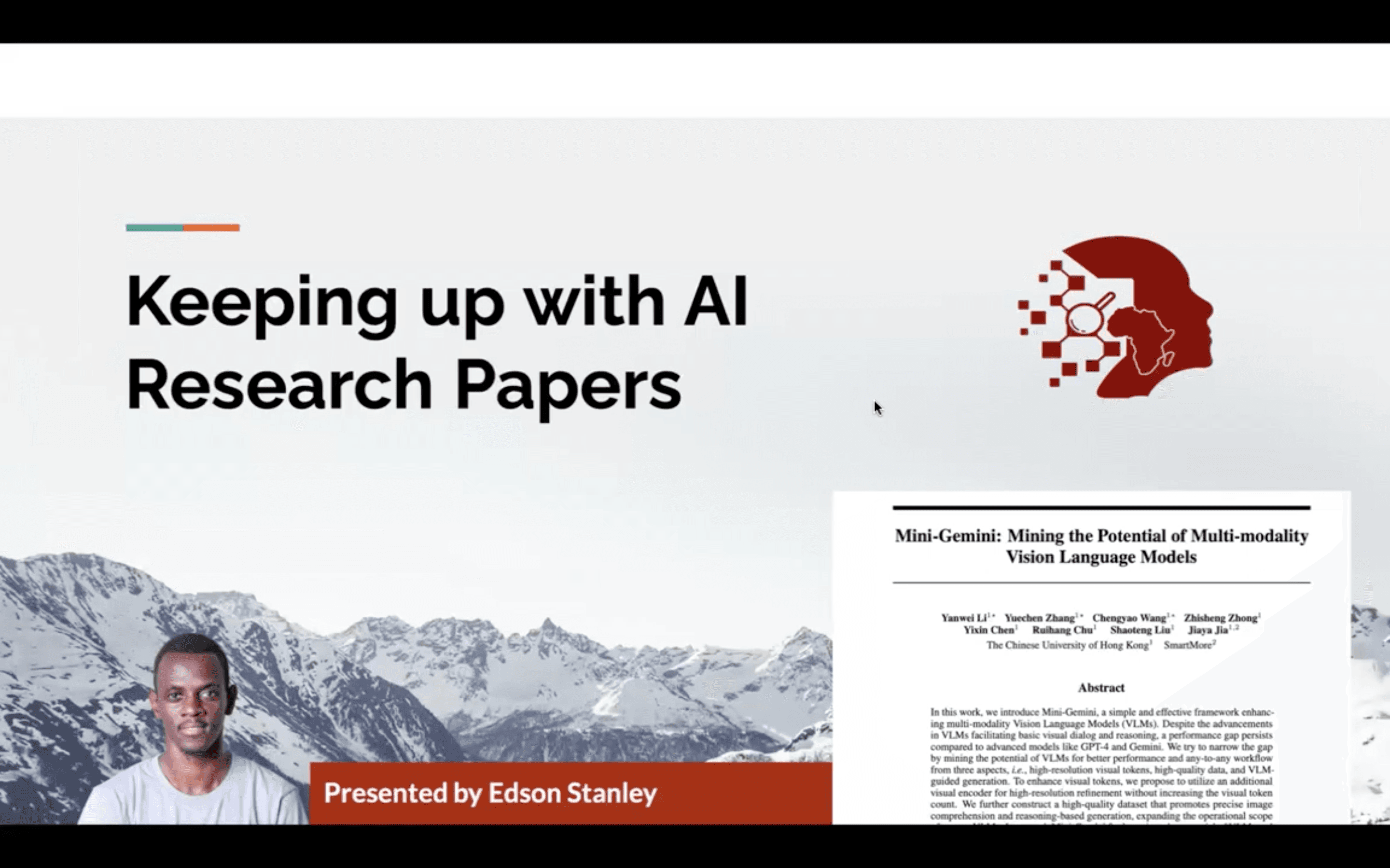 Webinar: Keeping Up with AI Research Papers